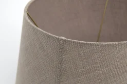 Flamant Lindro, Lampenkap, Naturel En Grijs, Cilinder, 40 Cm