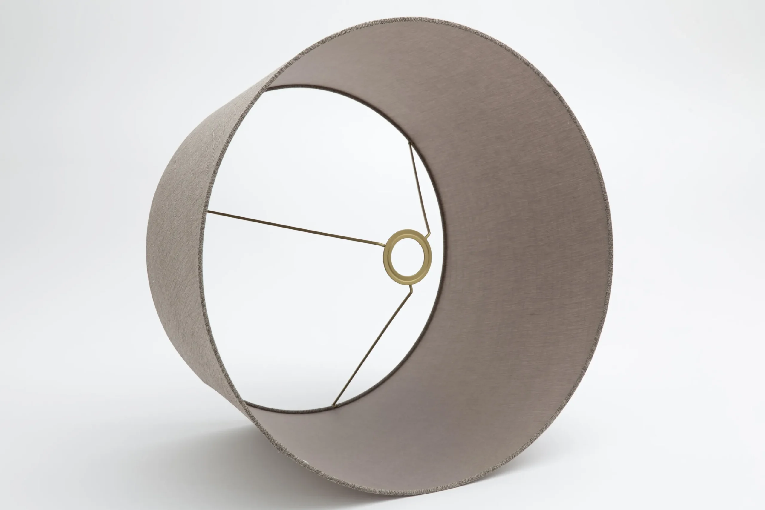 Flamant Lindro, Lampenkap, Naturel En Grijs, Cilinder, 50 Cm