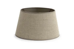 Flamant Lindro, Lampenkap, Natuurlijk En Zilver, Cilinder, 30 Cm