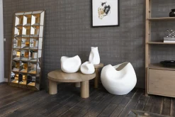 Flamant Lorena, Vaas, Keramiek, Wit, Model 1