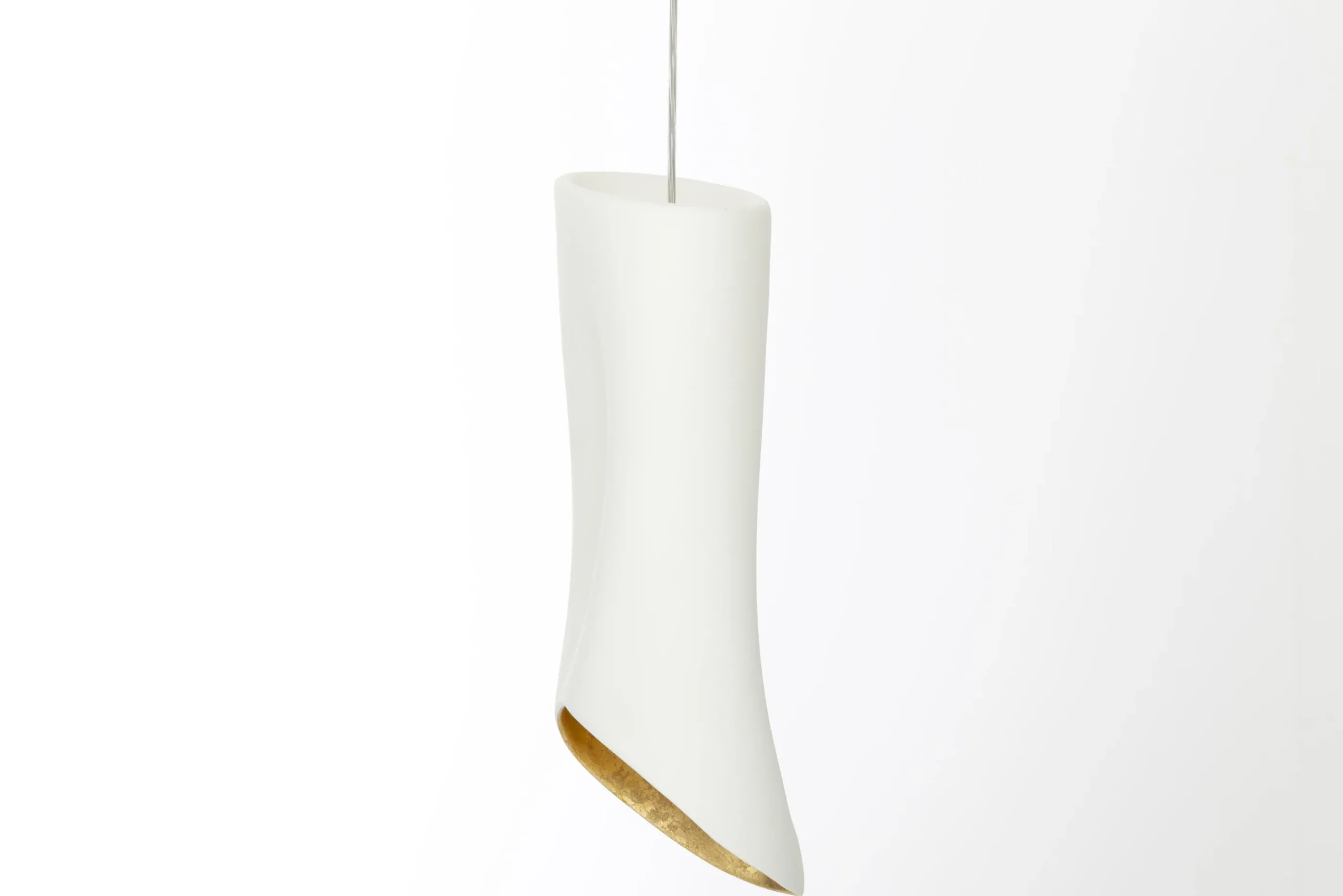 Flamant Lorey, Hanglamp, Wit/Goud