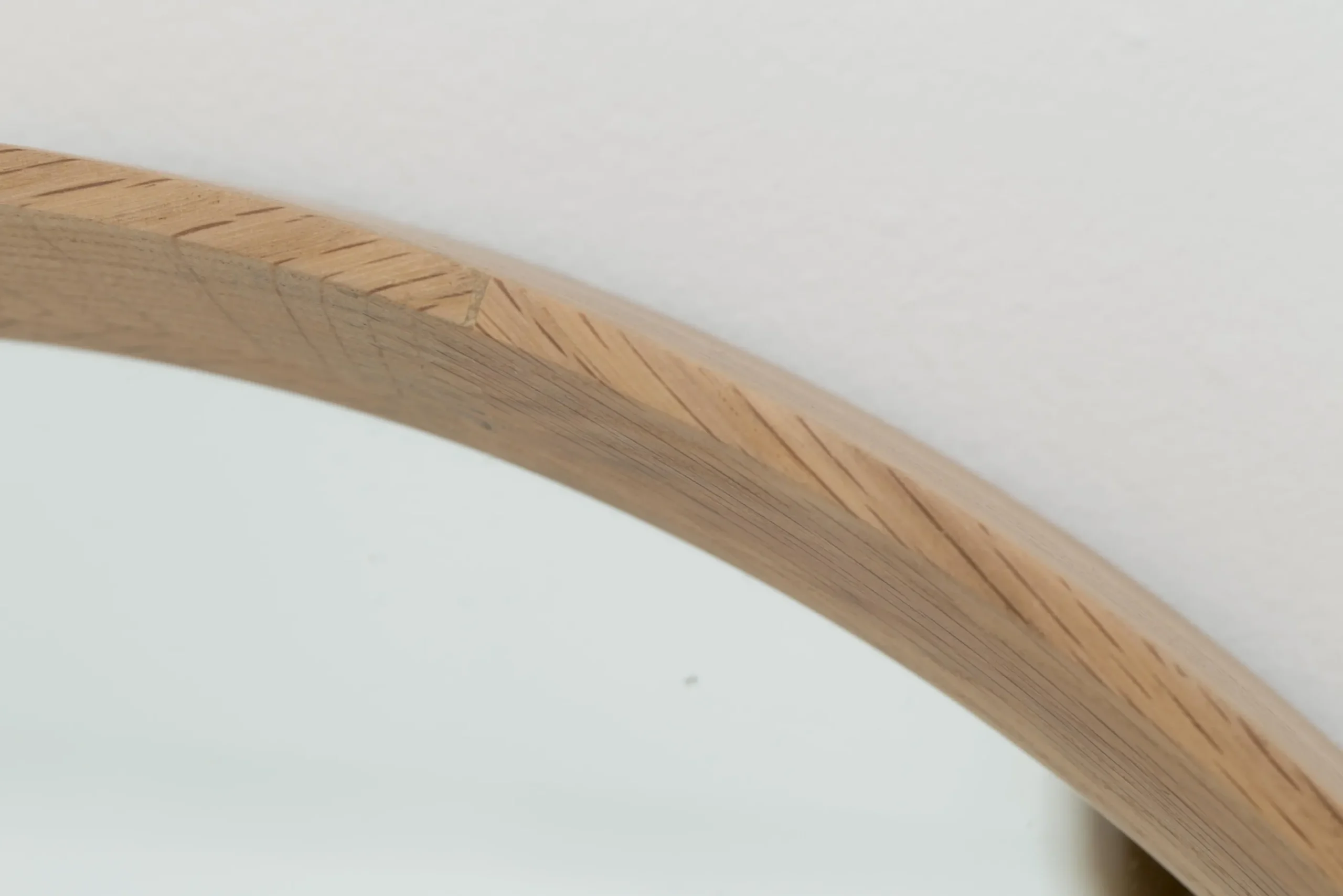 Flamant Lucente, Spiegel, Eiken, Rond, 33Cm