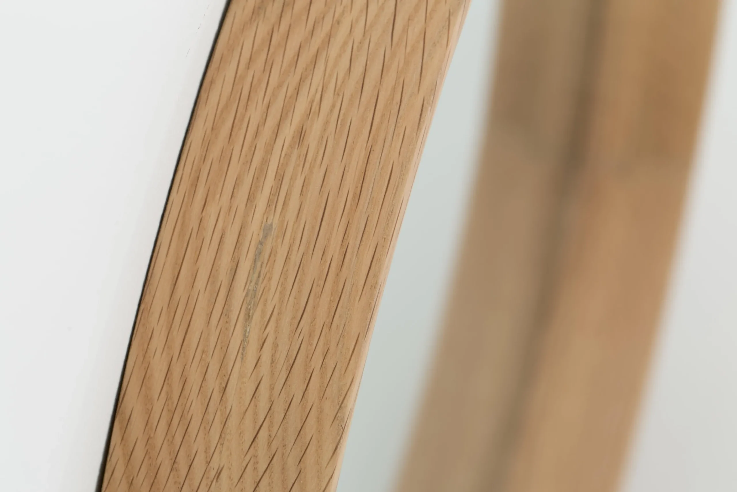 Flamant Lucente, Spiegel, Eiken, Rond, 33Cm