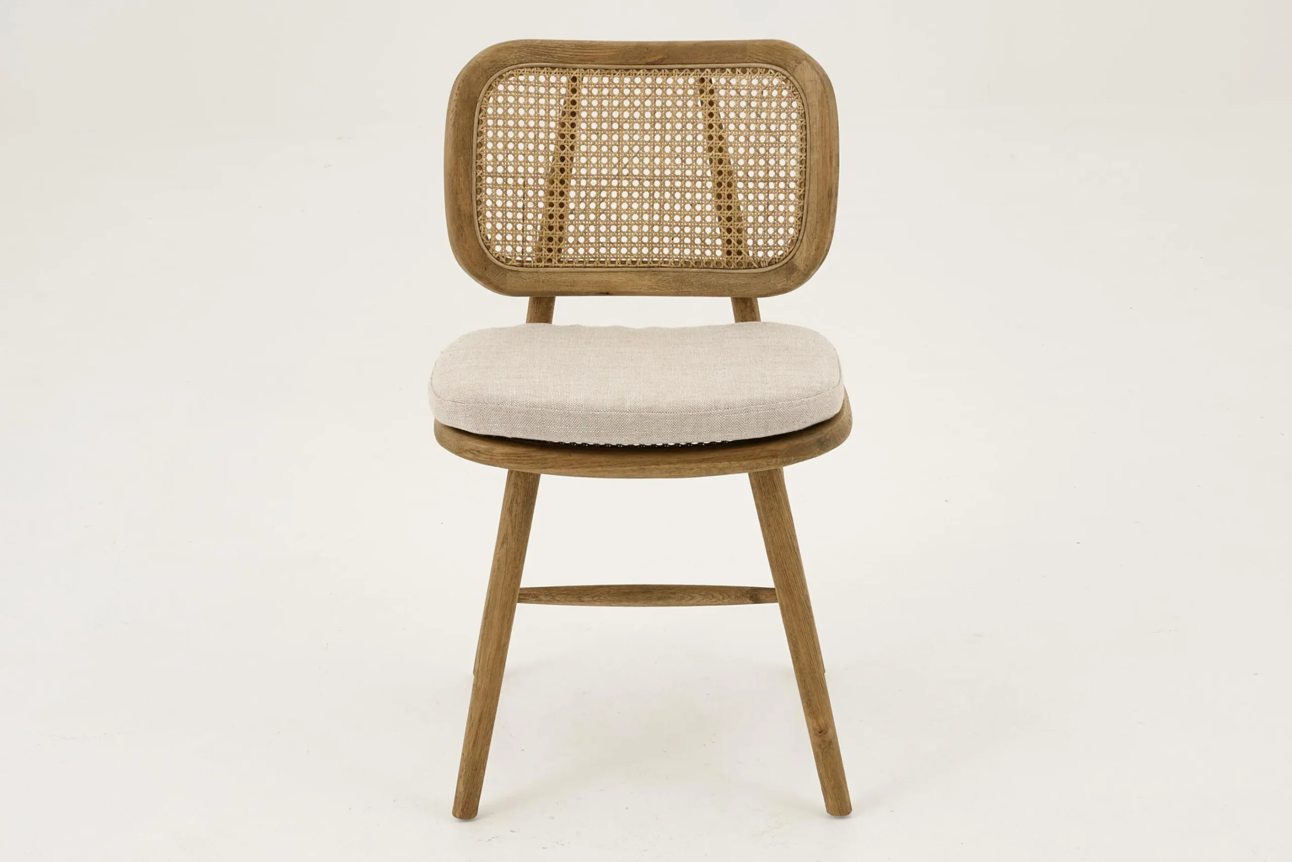 Flamant Lynn, Stoel, Eiken, Riet, Met Kussen