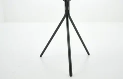 Flamant Madison, Bijzettafel, Eiken En Metaal, Rond, 45 Cm, Lichtbruin