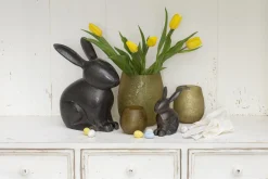 Flamant Malea, Theelichthouder, Glas, Geel, M