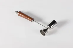 Flamant Manhattan, Cocktailjigger, Bruin Leer