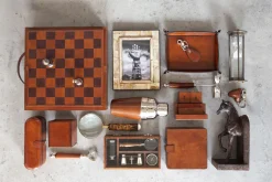 Flamant Manhattan, Cocktailjigger, Bruin Leer