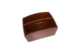 Flamant Manhattan, Tijdschriftenhouder, Bruin Leer