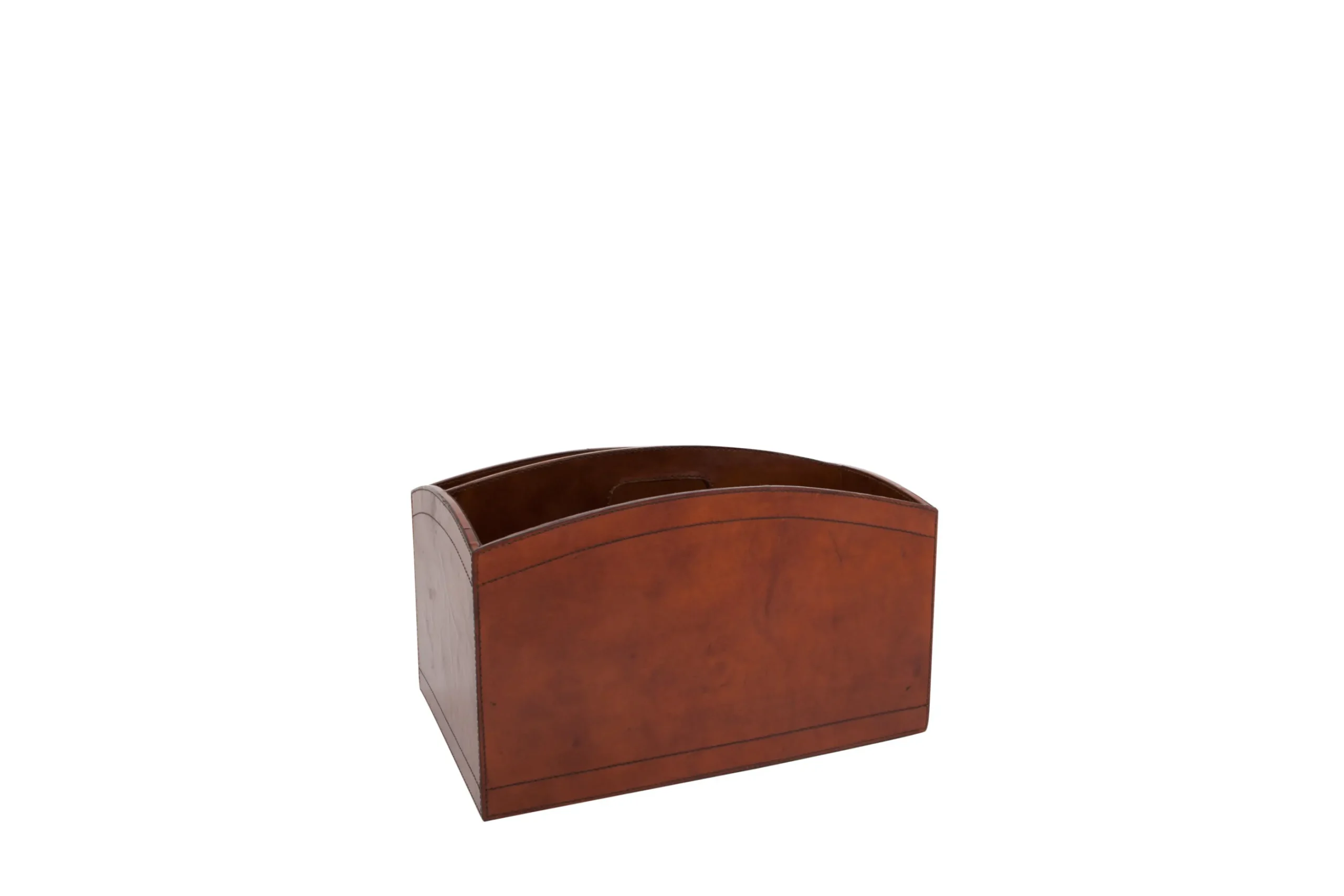 Flamant Manhattan, Tijdschriftenhouder, Bruin Leer