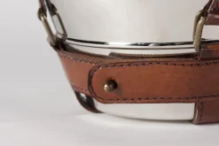 Flamant Manhattan, Wijnkoeler, Bruin Leren Handvat