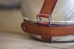 Flamant Manhattan, Wijnkoeler, Bruin Leren Handvat