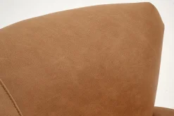 Flamant Marchetti, Fauteuil, Leer Cognoac, Draaibaar