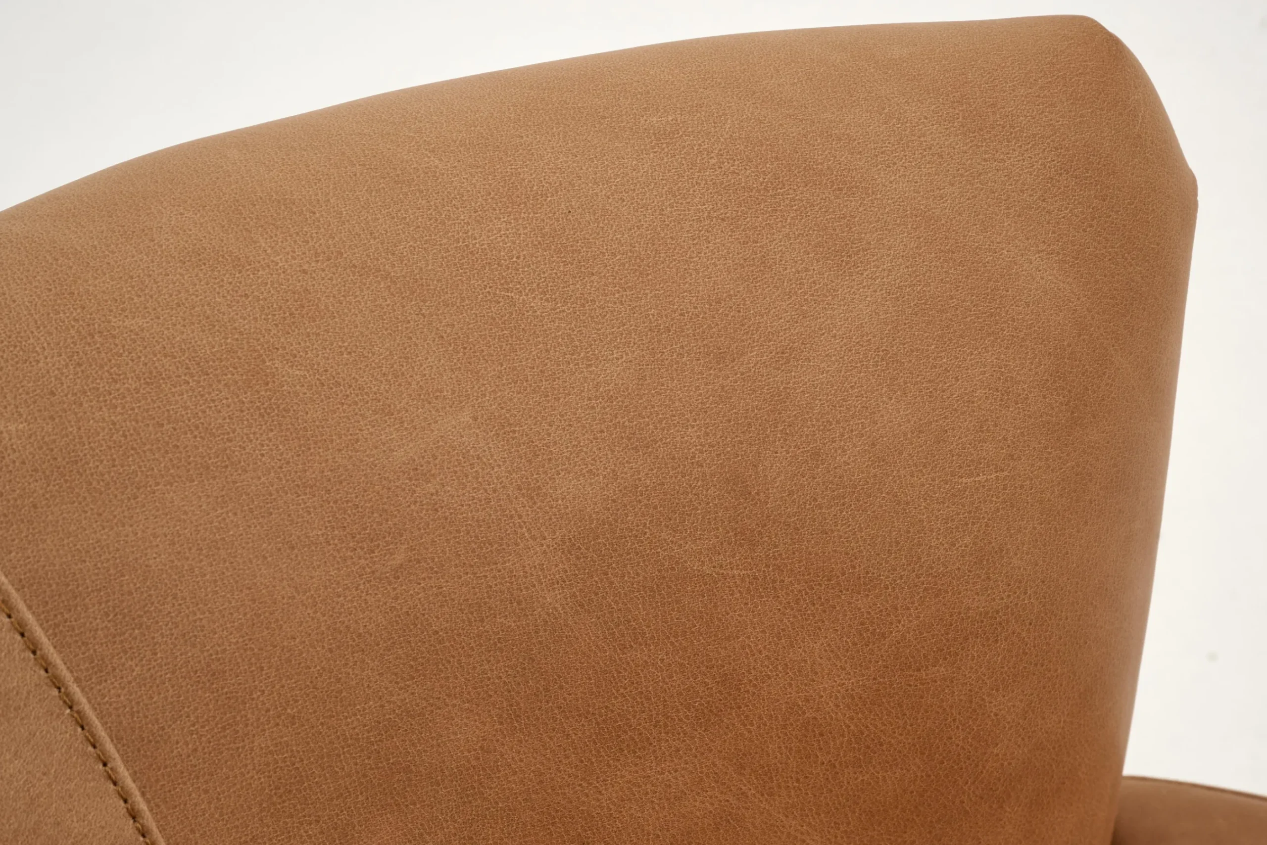 Flamant Marchetti, Fauteuil, Leer Cognoac, Draaibaar