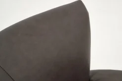 Flamant Marchetti, Fauteuil, Leer Zwart, Draaibaar