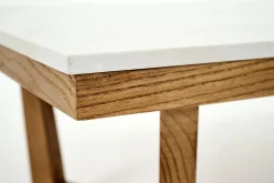 Flamant Marnix, Salontafel, Eiken En Steen, 90X90