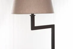Flamant Martha, Staande Lamp, Bruin/Zwart, Messing