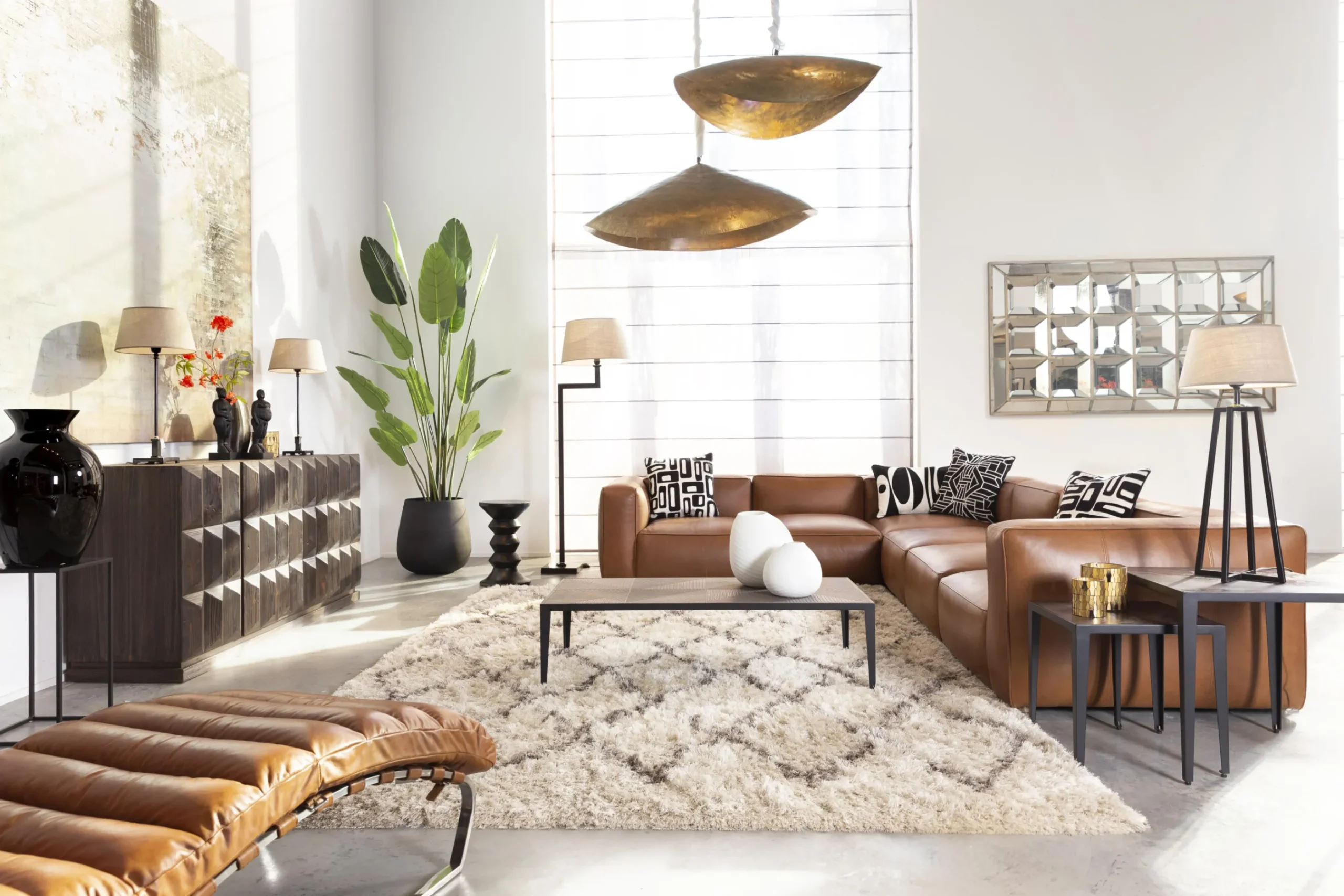 Flamant Matthews, Dressoir, 4 Deuren, Bruin