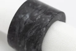 Flamant Maureen, Servetring, Marmer, Zwart