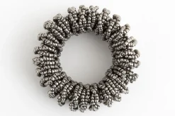 Flamant Meina, Servetring, Kralen, Grijs