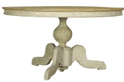 Flamant Milan, Eettafel, Rond, Gerecycled Hout, 140 Cm, Model 1