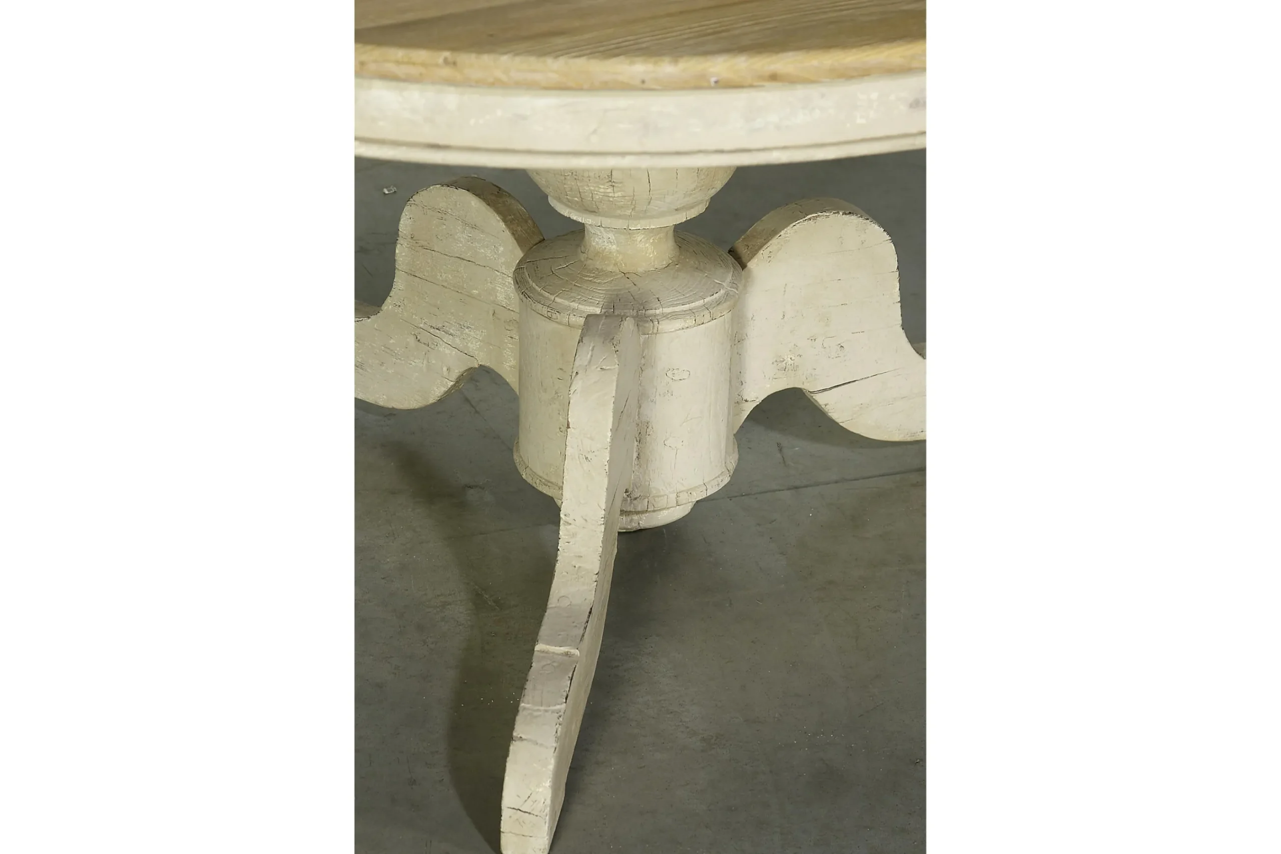 Flamant Milan, Eettafel, Rond, Gerecycled Hout, 140 Cm, Model 1