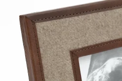 Flamant Milburn, Fotolijst, Wol En Leer, 15X20