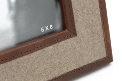 Flamant Milburn, Fotolijst, Wol En Leer, 15X20