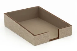 Flamant Milburn, Papierlade, Wol En Leer