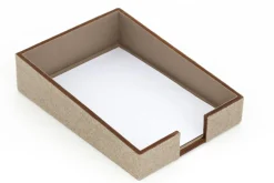 Flamant Milburn, Papierlade, Wol En Leer