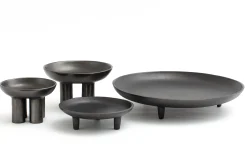 Flamant Mortimer, Schaal, Metaal, Zwart, L