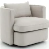 Flamant Nelia, Fauteuil, Naturel, Draaibaar