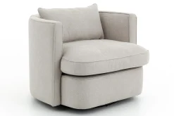 Flamant Nelia, Fauteuil, Naturel, Draaibaar
