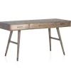 Flamant Nontemar, Bureau, Hout En Messing
