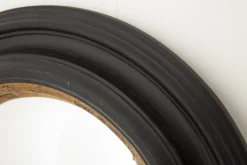 Flamant Pendolo, Spiegel, Zwart En Goud, Bol, Rond