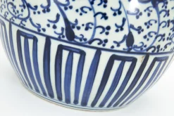 Flamant Redding, Potiche, Blauw/Wit