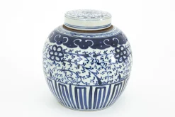 Flamant Redding, Potiche, Blauw/Wit