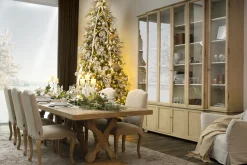 Flamant Reggie, Eettafel, Rechthoekig, Hout, Naturel