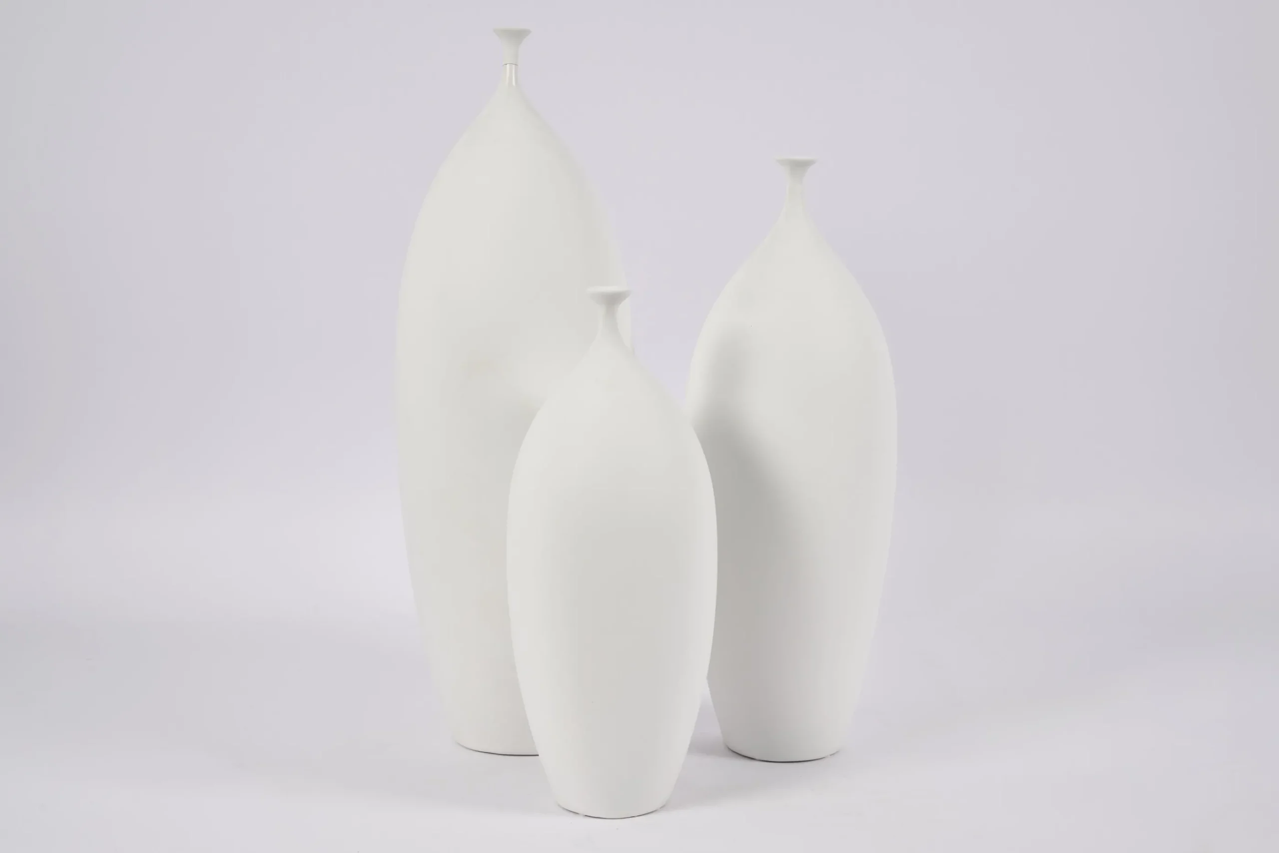 Flamant Regina, Vaas, Keramiek, Wit, Model 3