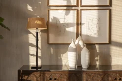 Flamant Regina, Vaas, Keramiek, Wit, Model 3