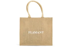 Flamant Shopper , Boodschappentas, Jute, Naturel