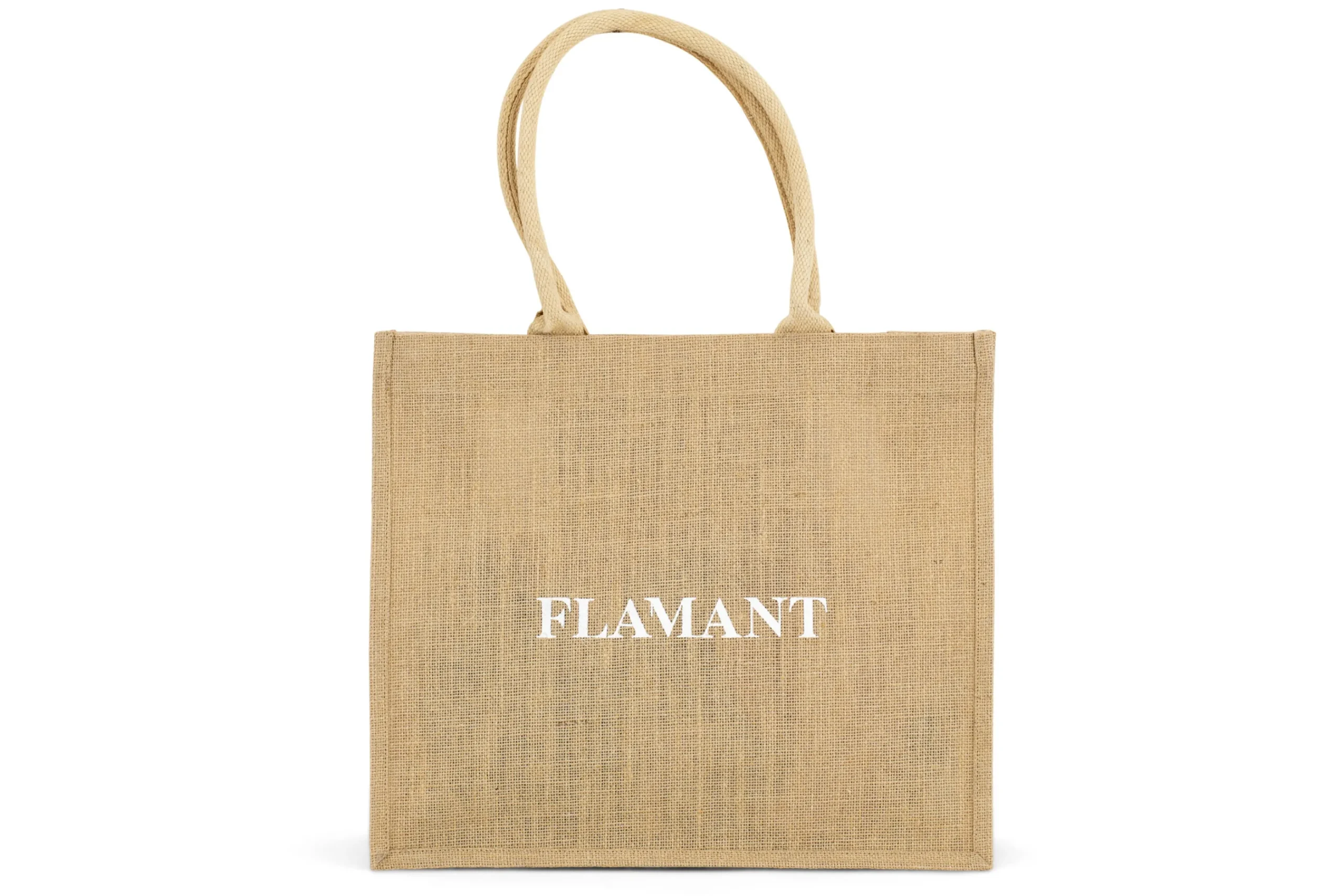 Flamant Shopper , Boodschappentas, Jute, Naturel