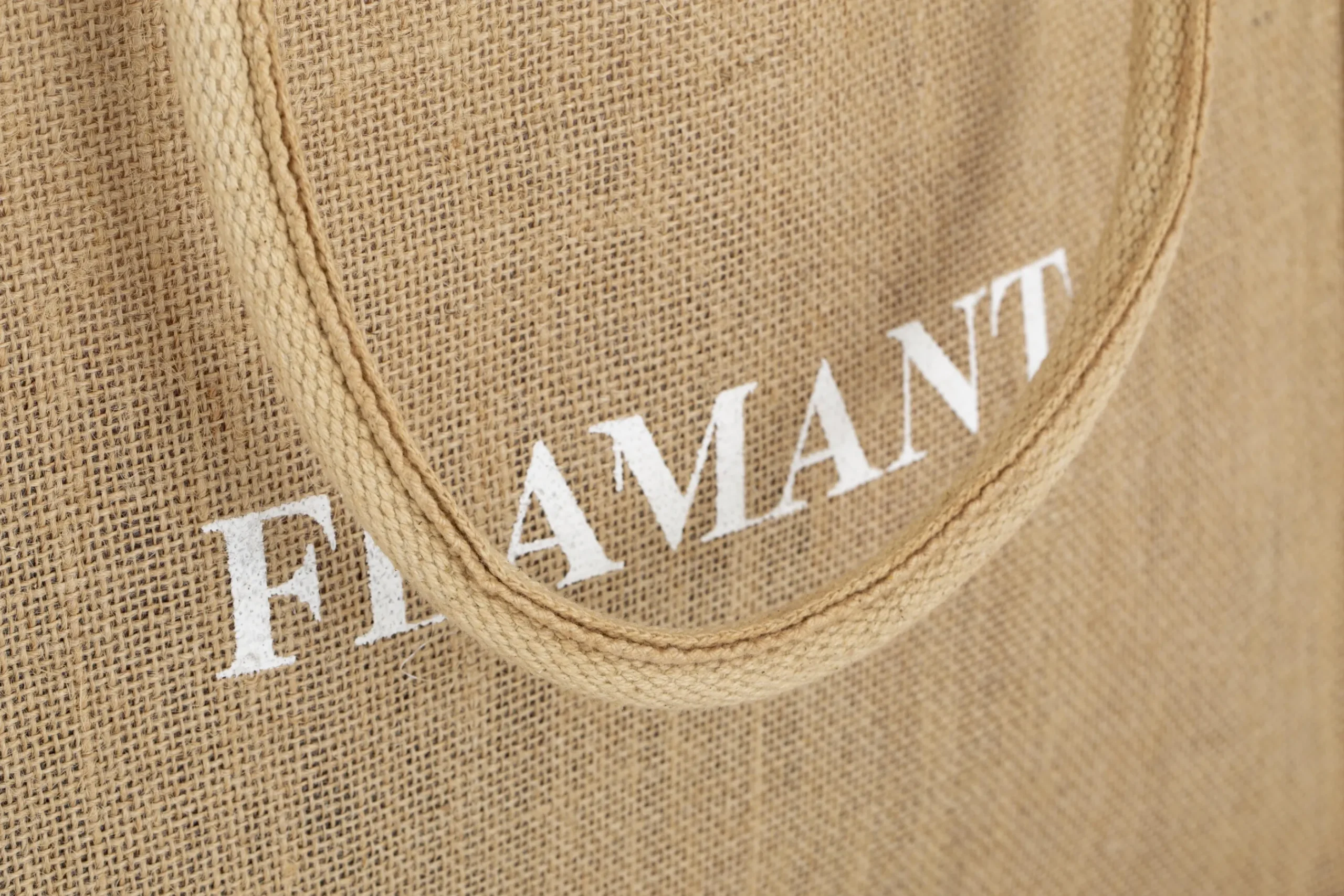 Flamant Shopper , Boodschappentas, Jute, Naturel