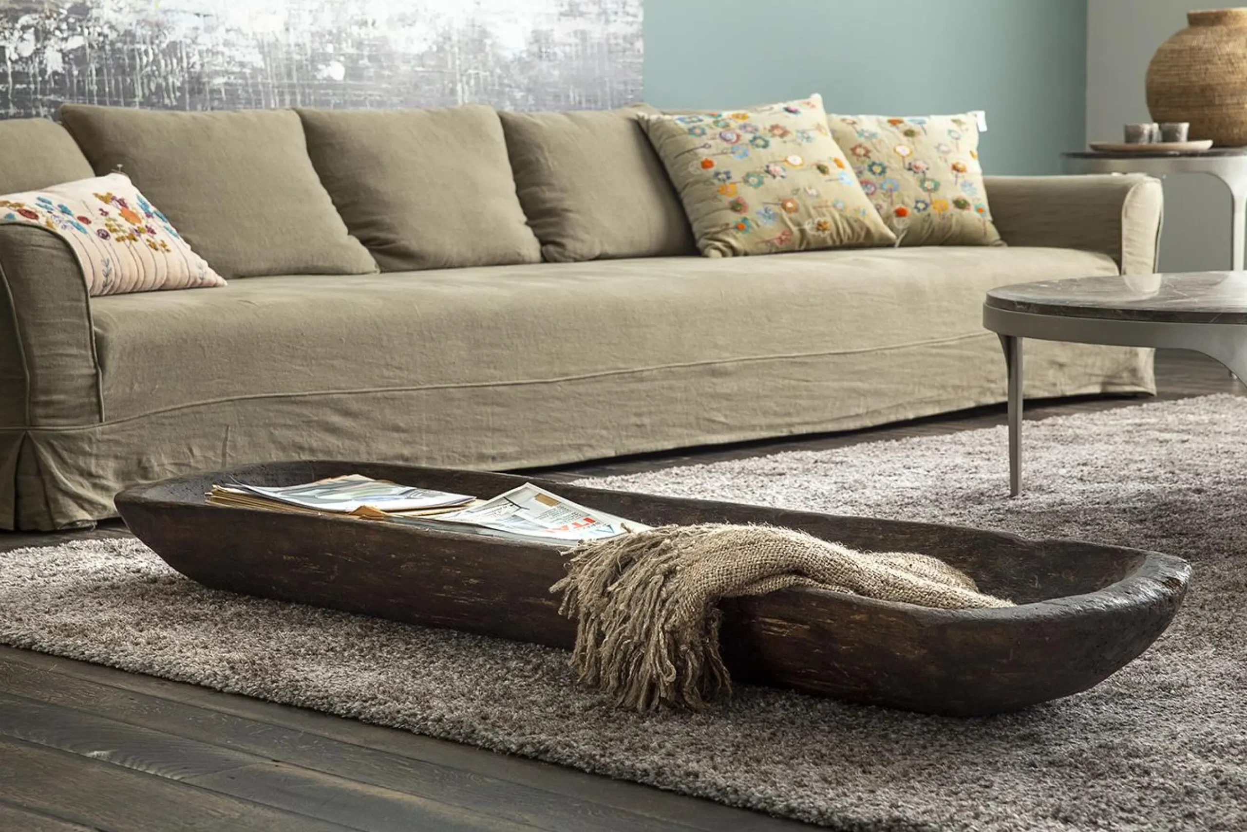 Flamant Sieb, Schotel, Hout