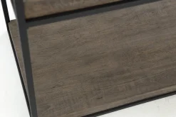 Flamant Stedelijk, Rek, Eiken En Metaal, Donkerbruin