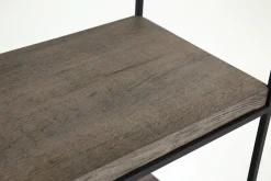 Flamant Stedelijk, Rek, Eiken En Metaal, Donkerbruin