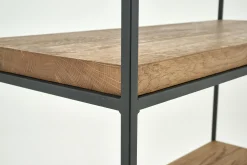 Flamant Stedelijk, Rek, Eiken En Metaal, Lichtbruin