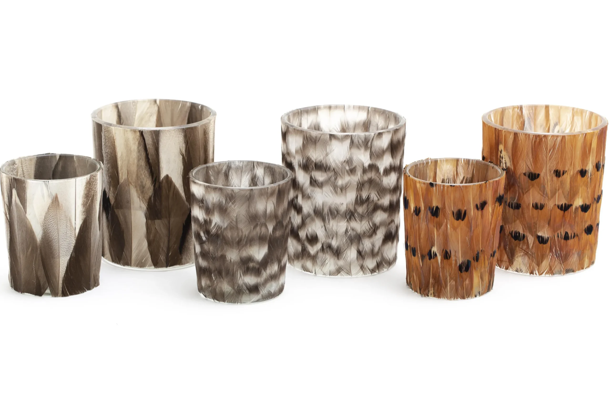 Flamant Sterling, Theelichthouder, Veren, L