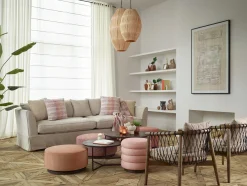 Flamant Tanina, Geruit, Oranje