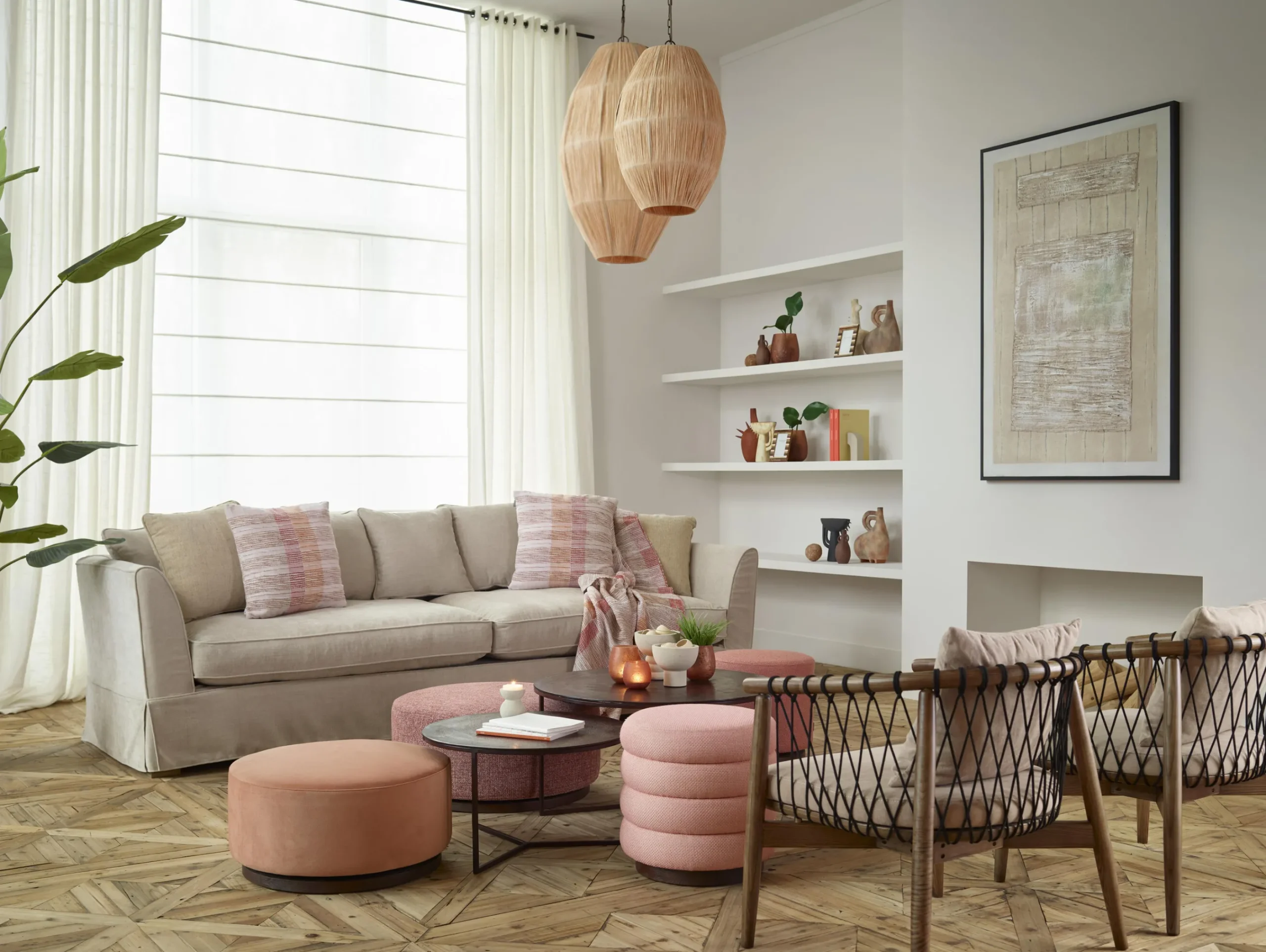 Flamant Tanina, Kussen, Oranje, Model 1